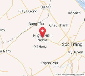 Map of Huỳnh Hữu Nghĩa, Sóc Trăng