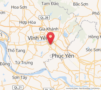 Map of Hương Canh, Vĩnh Phúc