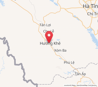 Map of Hương Khê, Hà Tĩnh