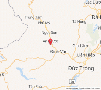 Map of Huyện Lâm Hà, Lâm Đồng