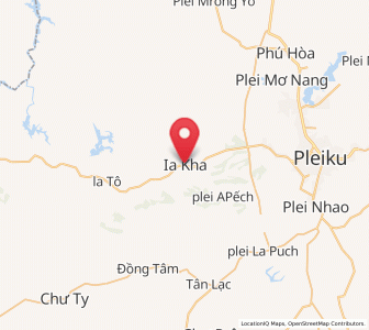 Map of Ia Kha, Gia Lai