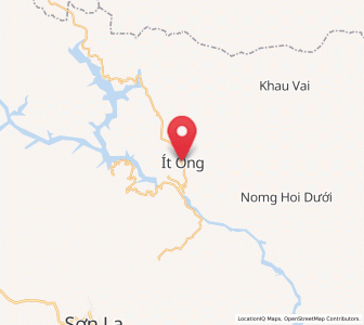 Map of Ít Ong, Sơn La