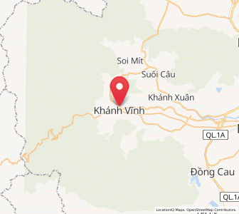 Map of Khánh Vĩnh, Khánh Hòa