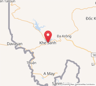 Map of Khe Sanh, Quảng Trị