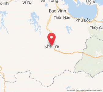 Map of Khe Tre, Thừa Thiên-Huế