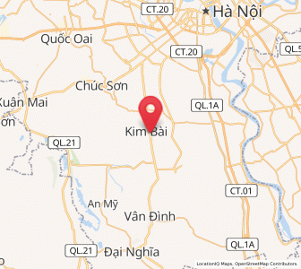 Map of Kim Bài, Hanoi