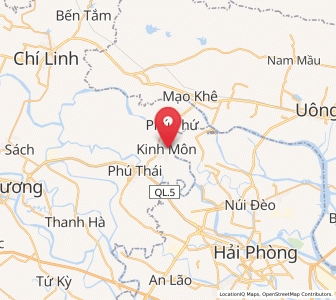 Map of Kinh Môn, Hải Dương
