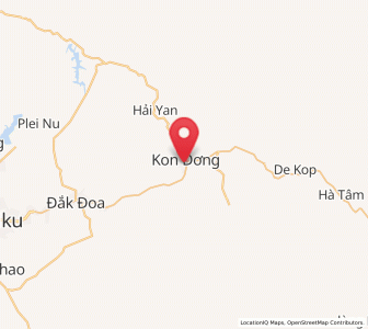 Map of Kon Dơng, Gia Lai