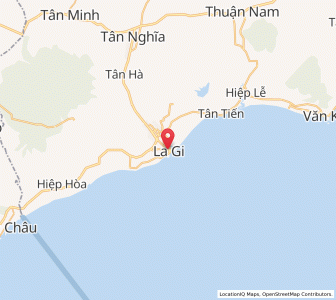 Map of La Gi, Bình Thuận