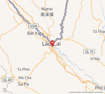 Map of Lào Cai, Lào Cai