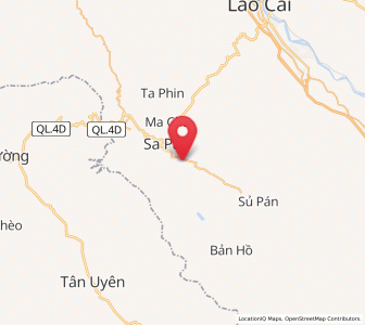 Map of Lao Chải, Lào Cai