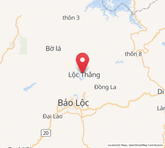 Map of Lộc Thắng, Lâm Đồng