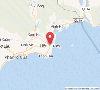 Map of Liên Hương, Bình Thuận