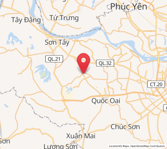 Map of Liên Quan, Hanoi
