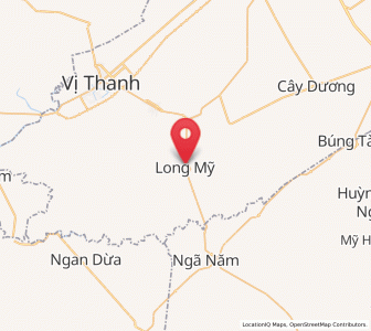 Map of Long Mỹ, Hậu Giang