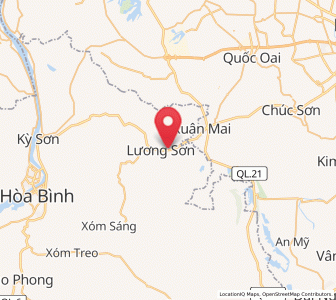 Map of Lương Sơn, Hòa Bình