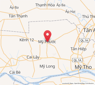 Map of Mỹ Phước, Tiền Giang