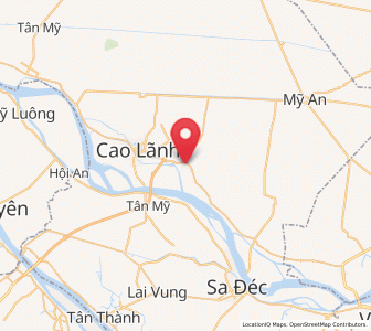 Map of Mỹ Thọ, Đồng Tháp