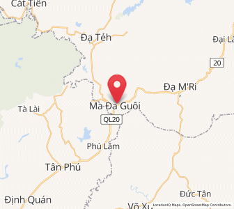 Map of Ma Đa Gui, Lâm Đồng