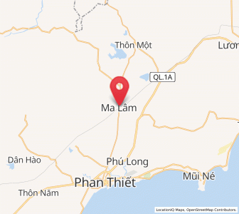 Map of Ma Lâm, Bình Thuận