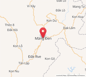 Map of Măng Đen, Kon Tum