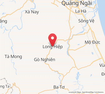 Map of Minh Long, Quảng Ngãi Province