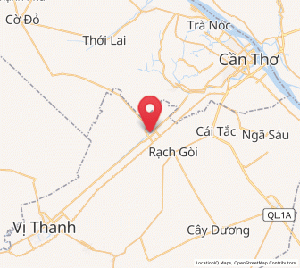 Map of Một Ngàn, Hậu Giang