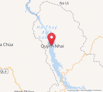 Map of Mường Chiên, Sơn La