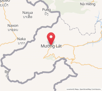 Map of Mường Lát, Thanh Hóa