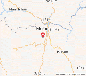 Map of Mường Lay, Ðiện Biên