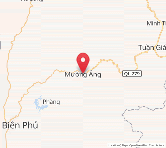Map of Mường Ảng, Ðiện Biên