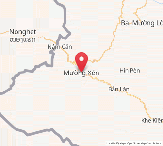 Map of Mường Xén, Nghệ An