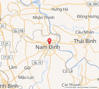 Map of Nam Định, Nam Định