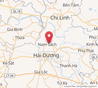 Map of Nam Sách, Hải Dương