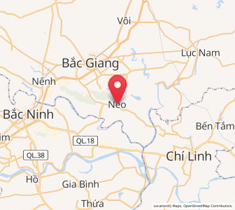Map of Neo, Bắc Giang