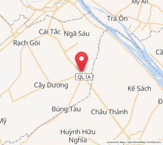 Map of Ngã Bảy, Hậu Giang