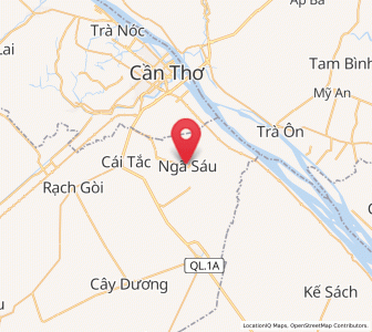 Map of Ngã Sáu, Hậu Giang