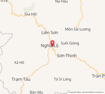 Map of Nghĩa Lộ, Yên Bái