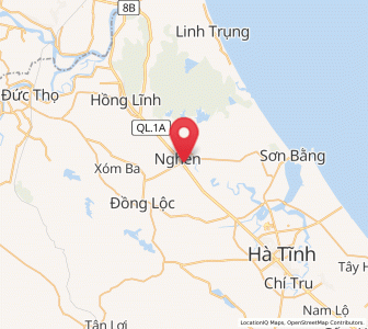 Map of Nghèn, Hà Tĩnh