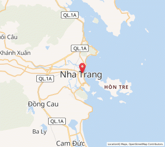 Map of Nha Trang, Khánh Hòa