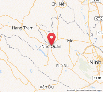 Map of Nho Quan, Ninh Bình