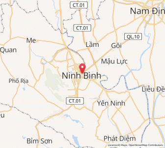 Map of Ninh Bình, Ninh Bình