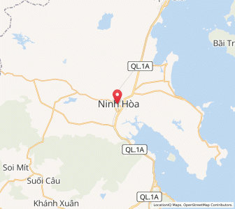 Map of Ninh Hòa, Khánh Hòa