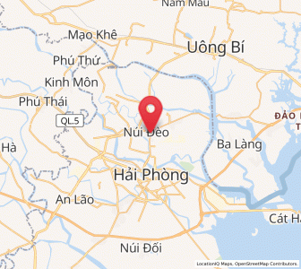 Map of Núi Đèo, Haiphong