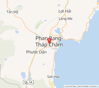 Map of Phan Rang-Tháp Chàm, Ninh Thuận