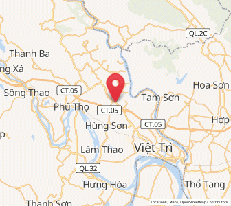 Map of Phong Châu, Phú Thọ