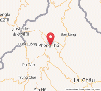 Map of Phong Thổ, Lai Châu