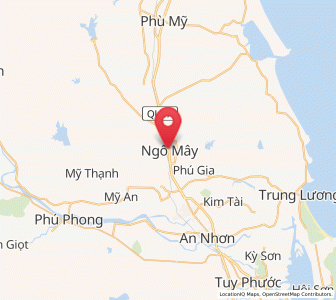 Map of Phù Cát, Bình Định