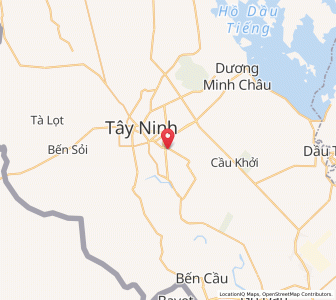 Map of Phú Khương, Tây Ninh Province
