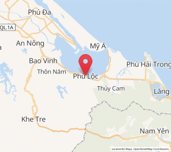 Map of Phú Lộc, Thừa Thiên-Huế